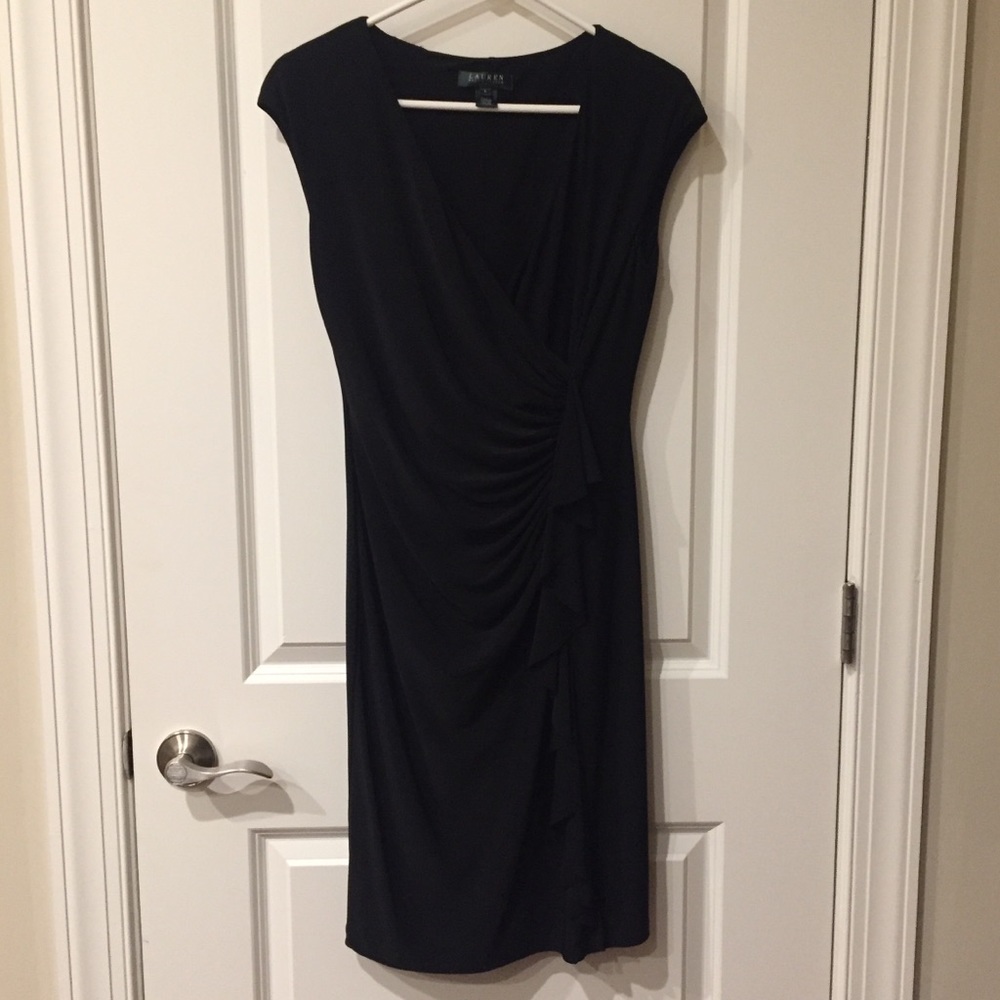 Ralph Lauren Midi Black Dress